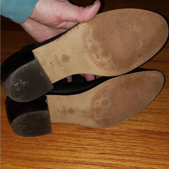 ISOLA Black Leather ankle boots - Picture 7 of 7